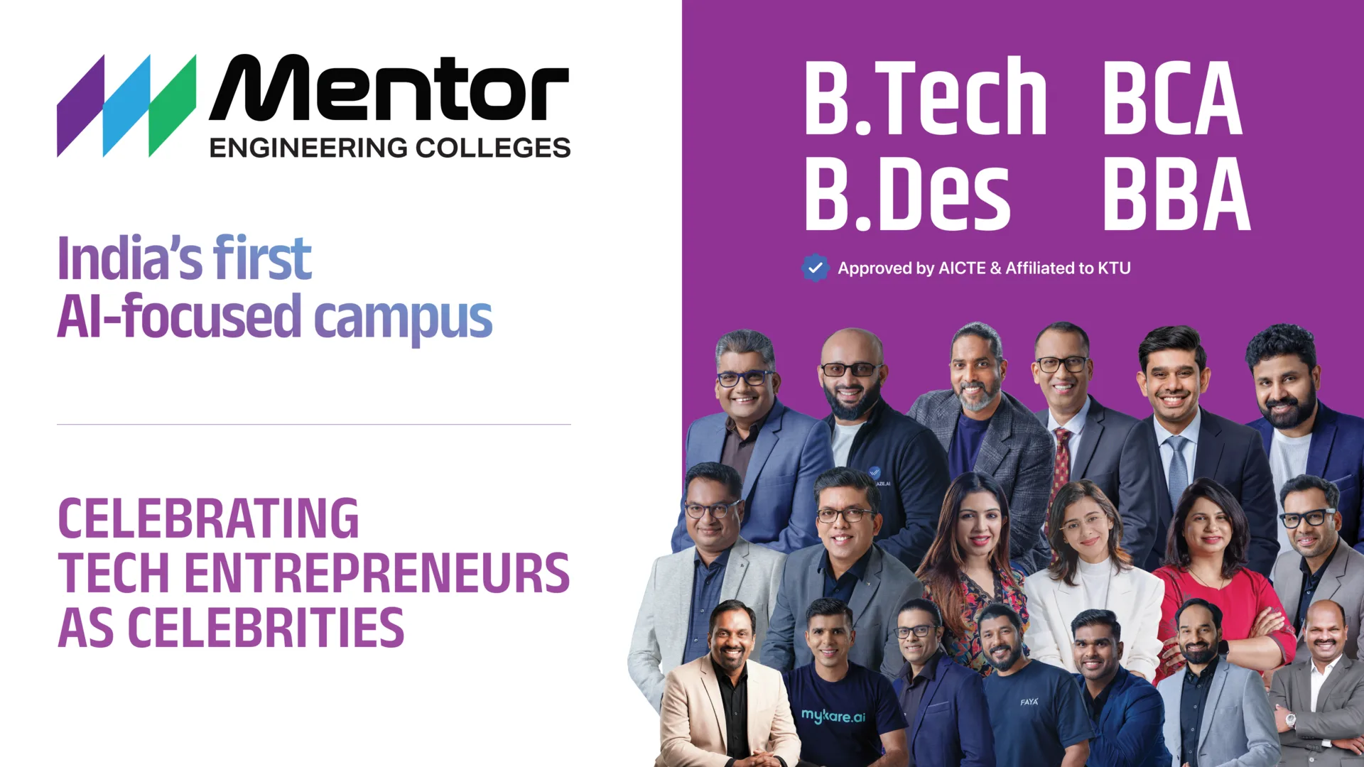 Mentor Engineering College — celebrating tech entrepreneurs as celebrities